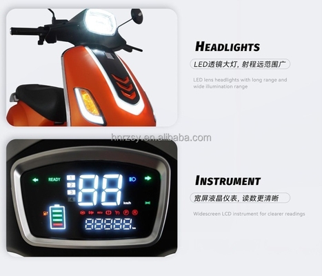 Наименьший 60v 1000w Электрический мотоцикл для 2 человек Электрический мопед Скутеры Контроллер 60/72v12 Трубопровод ограничивающий ток 35а