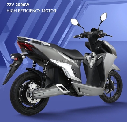 Высокоскоростной 72v 2000w электрический мотоцикл 2 человека электрический мопед скутеры с размерами 1958 * 470 * 1113 мм и скоростью 60 км / ч