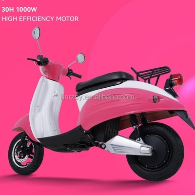 60v 72v 1000w Электрический мотоцикл Мотоцикл для 2 человек Электрический мопед Скутеры с 10 дюймовым алюминиевым колесным узлом и 100 кг нагрузки