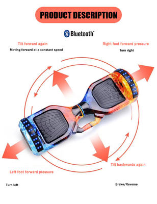 Hover Board 2 Unisex применимый к людям ABS PC Алюминиевый сплав Летучая батарея рукоятка Hoverboard