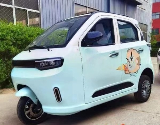 Передний барабан Задняя барабанная тормозная система 500w Электрический трехколесный велосипед для взрослых Транспортировка грузов и два места