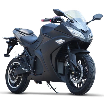 Электрический Мотоцикл Cafe Racer Мотоцикл 1500w Электрический мопед с боковой коляской и 12-дюймовым колесным узлом на правильной 2100 * 700 * 1200 мм