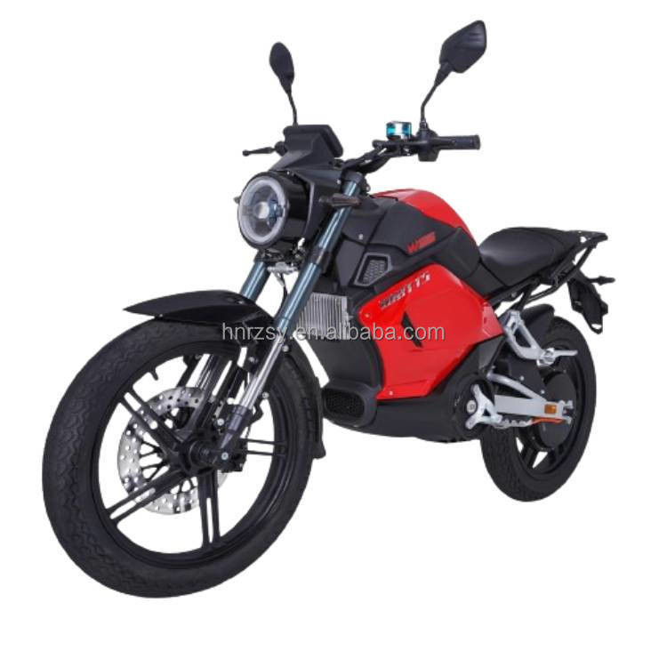Опыт свободы 80 км / ч с 72v 3000w электрический мотоцикл 2 человека электрический мопед скутеры