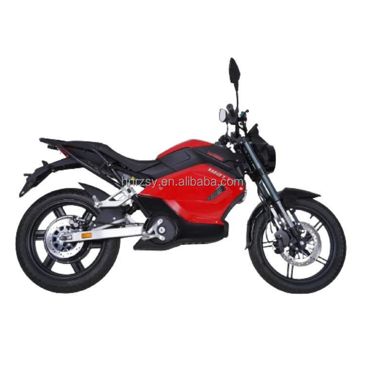 72v 3000w электрический мотоцикл 2 человека электрический мопед скутеры с высокой скоростью 80 км / ч и 17-дюймовый алюминиевый колесный узел