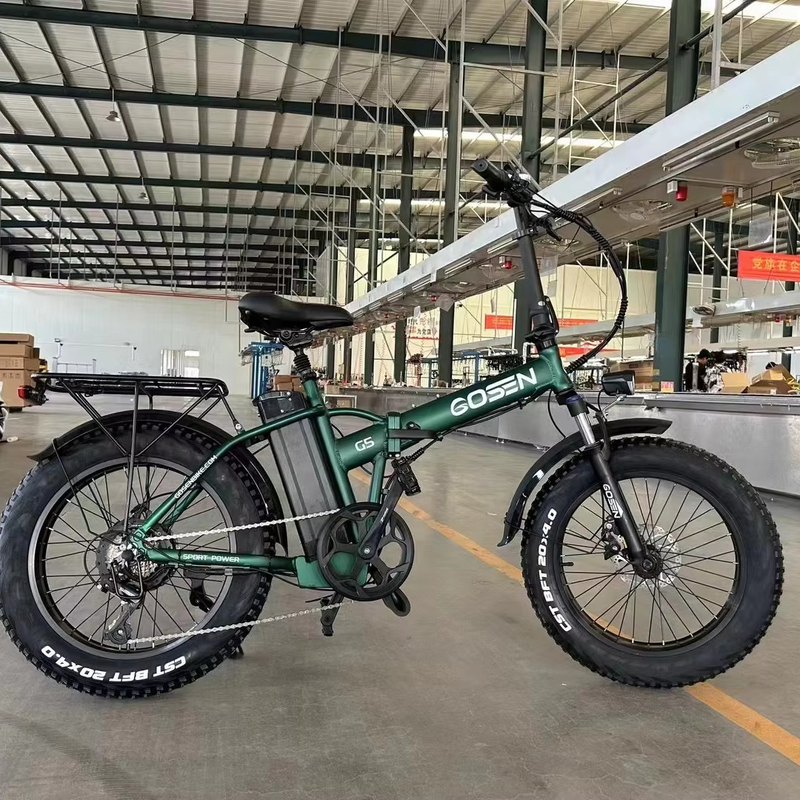 Стальная рама 36V Зеленый Молодежный Электромобиль 1000W Педальная Цепочка Складка Электрическая Складка Автомобиль