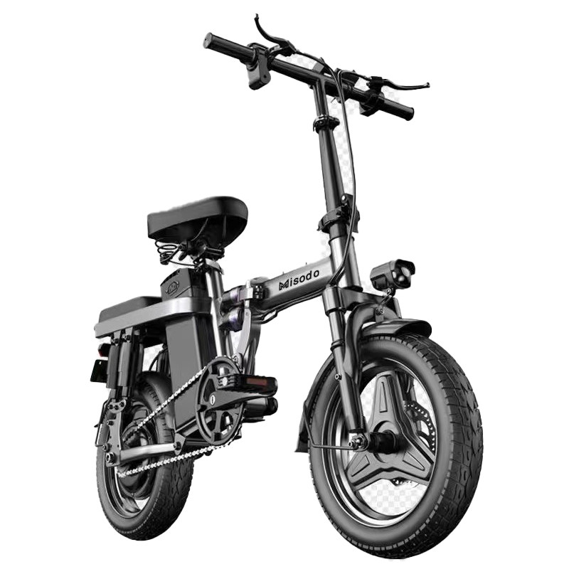Внешний E Bike 20 дюймов складной электрический велосипед 48v 250w 25 км / ч Электрический велосипед с двигателем заднего узла